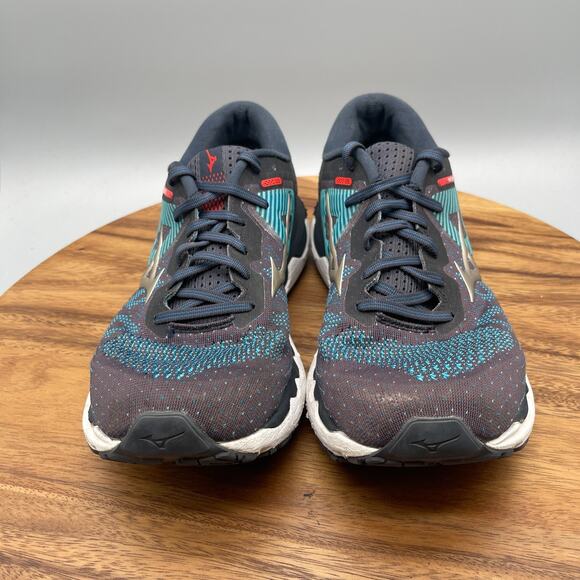 Mizuno Wave Horizon 5 Shoes Mens Size 9 Blue Running Comfort Walking Gym Sneaker - Picture 2 of 8